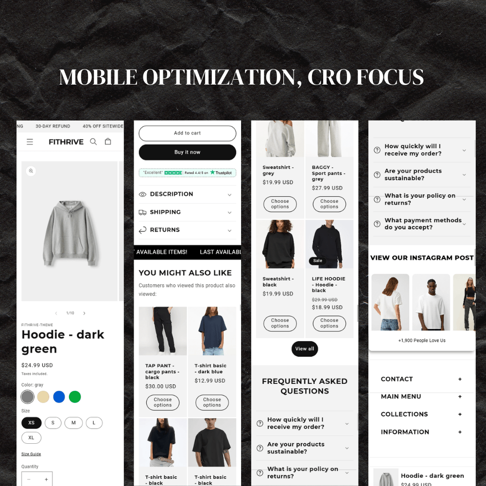 FITHRIVE – Premium Shopify Theme for Fitness, Gym & Activewear Brands (2.0) - Webwave Theme