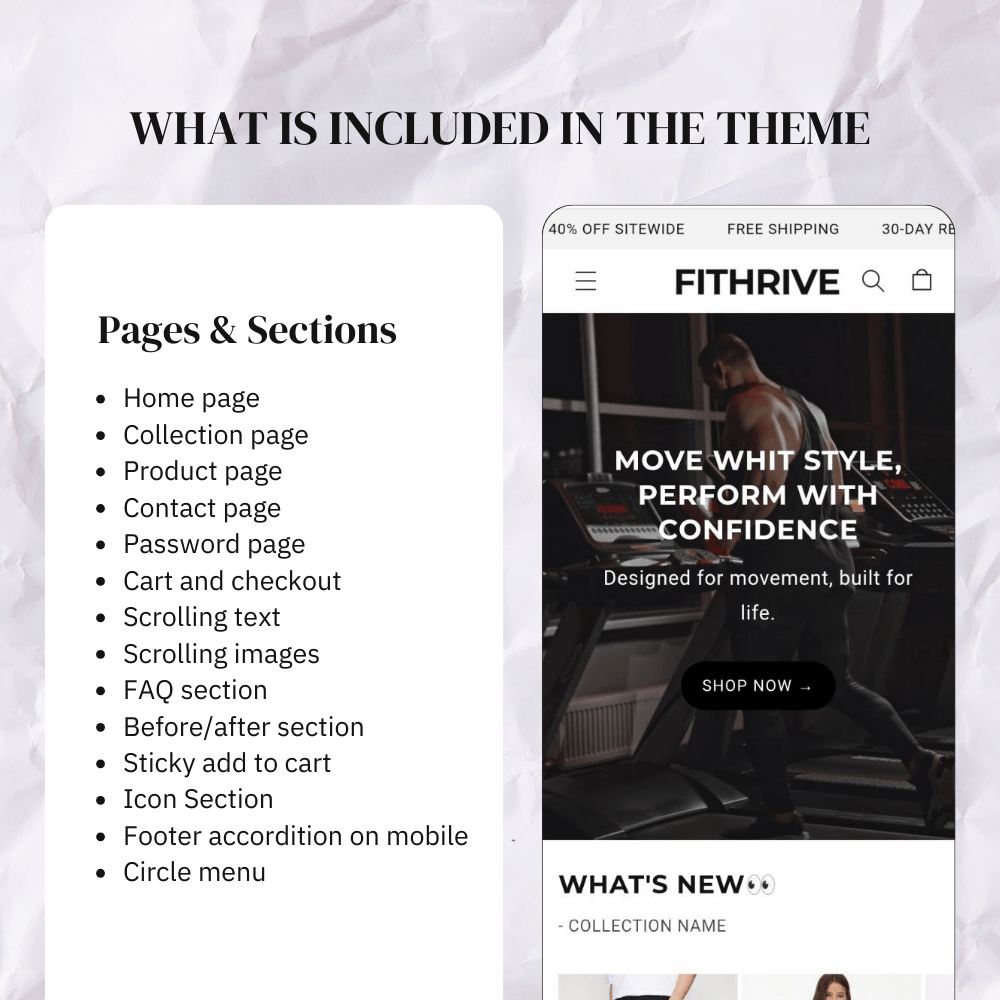 FITHRIVE – Premium Shopify Theme for Fitness, Gym & Activewear Brands (2.0) - Webwave Theme